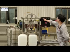 5L-20L Deux lances machine de remplissage de liquide semi-automatique