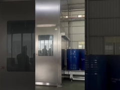 Machine de remplissage automatique de palettes avec plusieurs lances de remplissage