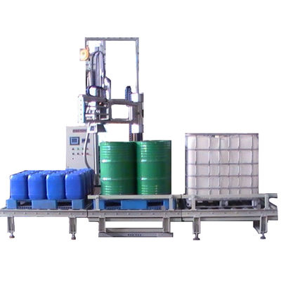 Semi-Automatic IBC Drum Filling Machine with 40BPH Capacity and ±0.2%FS Accuracy for Beverage, Chemical, Liquid